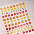 Schattige nagelstickers met fruitpatronen van sinaasappel, citroen en kers - Stijl met Cartoon Fruitpatroon (TK-015)
