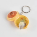 Porte-clés mini marmite de soupe de poisson avec poisson en résine et bol jaune - Soupe de Poisson