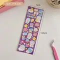 Ruimte konijn stickers in paarse laser voor DIY scrapbooking, afmeting 5x14,5cm - 1# Ruimte Serie (Los Blad)