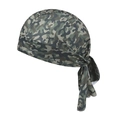 Close-up of camouflage cycling bandana featuring breathable fabric and durable stitching - Dark Green Jungle Camouflage Style(6#)
