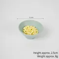 Miniature de bol de ramen pour maison de poupée, 5,2 cm de diamètre avec nouilles jaunes - Bol de nouilles Udon bleu de 5 cm + nouilles