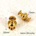 Perle dorate a forma di vaso per creazione gioielli DIY, misura 22mm per 13mm - Perla distanziatrice per vaso piccolo 22 * 13 mm