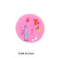 Rosa Silikonform mit Schleifen- und Krawattenmotiven für Fondant-Tortendeko und Basteln - Stil 4# (15-530) / Rosa