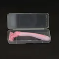 Pink women's razor set including anti-slip handle, one blade head, and clear storage case - 1 Handle + 1 Head + Box / Pink
