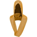 Ginger yellow hooded cooling towel in breathable mesh fabric for sun protection - New Pullover Style / 75*48CM / Orange