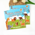 Animal World coloring book for kids with bold and easy cartoon illustrations - Animal World (TS04-Animal World)