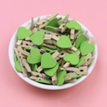 Mini mollette in legno con cuore verde per decorazione di foto e fai da te creativo - Cuore Verde