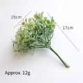 Artificial greenery pick for Christmas DIY crafts and wreaths, size 19cm by 17cm - Rabbit Ear Grass