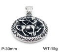 Vue détaillée du pendentif Sagittaire montrant 30mm de diamètre et 15g de poids total - Sagittaire (Sans Chaîne)