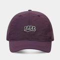 Quick-dry retro short brim baseball cap in deep purple with white FREE embroidery - Adjustable / Purple
