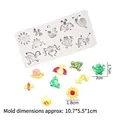 Snail bee frog spider silicon mold for DIY fondant cake decorating and chocolate crafting - Style 2 (15-415) / Gray