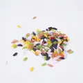 500g pack of multi-colored PVC artificial rice grains and assorted mixed cereal models - Mixed Color Simulation Rice (500g)