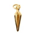 Minimalist DIY jewelry charm with golden water drop arrow shape for bracelets - 05 Polished Arrow/Teardrop