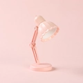 Mini lampe de bureau LED pliable rose avec abat-jour réglable en forme de pétale - 09A-Rose