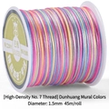 1.5mm gradient woven rope for DIY jewelry making in Dunhuang color palette - Dunhuang Wall Color