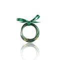 Dettaglio di bracciali in resina verde scuro glitterati con fiocco decorativo - Set di glitter verde scuro (Natale 2)