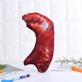 Creative pig trotter pencil case with realistic meat texture and zipper closure - Pig Trotter