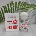 Silicone mushroom night light variant in elegant gift box with carry bag and ribbon - Night Light + Gift Bag + Couple Wrap / Yellow