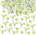 Dettaglio di coriandoli in carta a forma di margarita e fette di lime per decorazioni tavola - Stile Bicchiere da Cocktail al Limone e Fetta di Lime