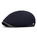 Berretto blu scuro con visiera grigio scuro e dettaglio in metallo sul lato - Regolabile / Blu navy