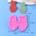 Moule en silicone rose avec motif d'enfants traditionnels chinois pour fondant et DIY - Style Garçon et Fille Traditionnels (7)
