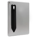 Schwarze Lycra elastische Stifttasche mit Herzspitze, selbstklebender Stifthalter für Tablet. - Schwarz