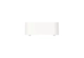 Minimalist white flame humidifier and 3D simulation aromatherapy diffuser with matte finish - DQ709 Mini Version / White