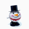 Wind-up walking snowman toy with black top hat and red scarf for Christmas gifts - New Style Snowman