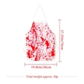 Halloween bloody butcher apron with realistic red blood splatters 70x50cm 50g - Halloween Horror Blood Splatter Apron
