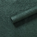 Dark green stone texture handmade wrapping paper with premium wrinkled artistic pattern - 60x60cm (5 Sheets) / Magic Green