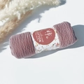 Dusty rose pleated cotton scarf with handmade floral paper wrap packaging - Style #110
