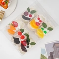 6er-Set realistische künstliche Frucht-Cupcakes in Klarsichtbox für die Heimdekoration - 1 Box (6er-Set)