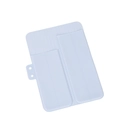 Tappetino in silicone resistente al calore azzurro per arricciacapelli con tasche - Blu