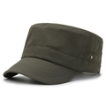 Berretto militare a testa piatta ad asciugatura rapida verde militare outdoor - Regolabile / Verde Militare