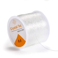 Dettaglio del filo elastico trasparente da 0.6mm per la creazione di gioielli fai-da-te - 0,6 mm/100 M