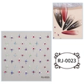 5D rhinestone nail stickers star design metallic self adhesive DIY manicure decorations - Cartoon Sticker (RJ-0023) / 60X60mm