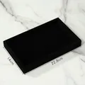 Small Empty Tray Black Velvet