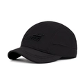 Black five-panel quick-dry baseball cap with embroidered Gomto logo and short brim - Black Letter Embroidery (Black 1)