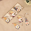 Set di 6 ornamenti gnomi autunnali in legno con girasoli e zucche per decorazione - 9Pz/Scatola Stile C Gnomi Girasole