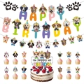 Set decorazioni compleanno per cani con striscione Happy Birthday e topper per torta - Set Striscione e Topper Cane