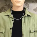 8mm 55 Long Round Bead Necklace