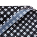 Waterproof black and white checkered floral wrapping paper with matte finish for DIY bouquets - Youth Checkered / Black
