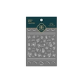 Adesivi per unghie 5D con motivi floreali farfalle e testo artistico LOVE modello KX269 - KX269-Nuovo Rilievo