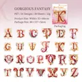 Barok alfabet PET stickers met 26 vintage decoratieve letters voor journaling - Prachtige Fantasie