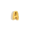 Eleganter 18K vergoldeter Edelstahl-Hohlbuchstabe A Anhänger Halskette für Damen - Buchstabe A / Gold
