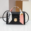 Black Crocodile Print