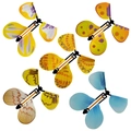 Set di farfalle magiche volanti con ali colorate e motore ad elastico elastico - Confezione da 10 Farfalle (Stile 2016)
