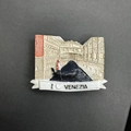 Calamita da frigo 3D Venezia in resina con Ponte dei Sospiri e Gondola, I Love Venezia - Venezia Italia