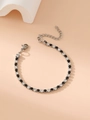 Bracelet / 3mm / Black & White 1:1