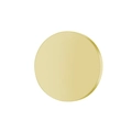 Colgantes redondos pulidos con acabado espejo dorado para bisutería artesanal - Dorado Redondo Sin Agujero 25mm